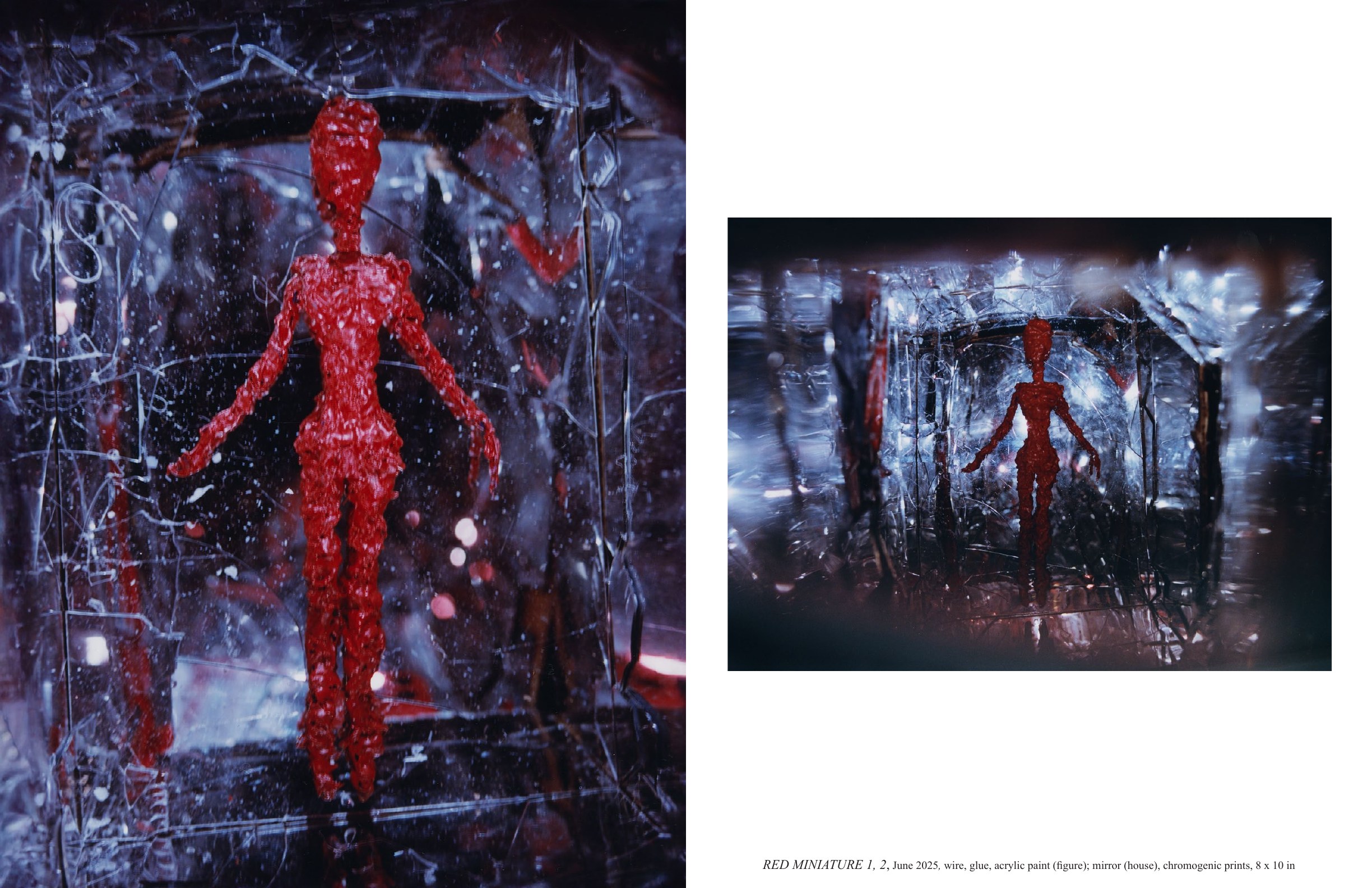 RED MINIATURE 1 and 2, June 2025